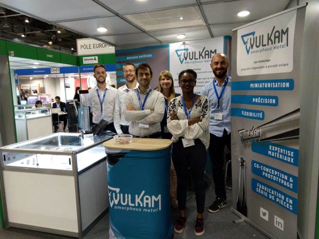 The Vulkam team in front of its booth at EPHJ 2019