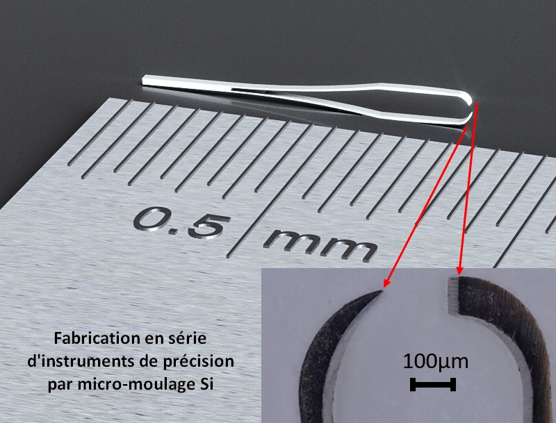 micromoulage silicium