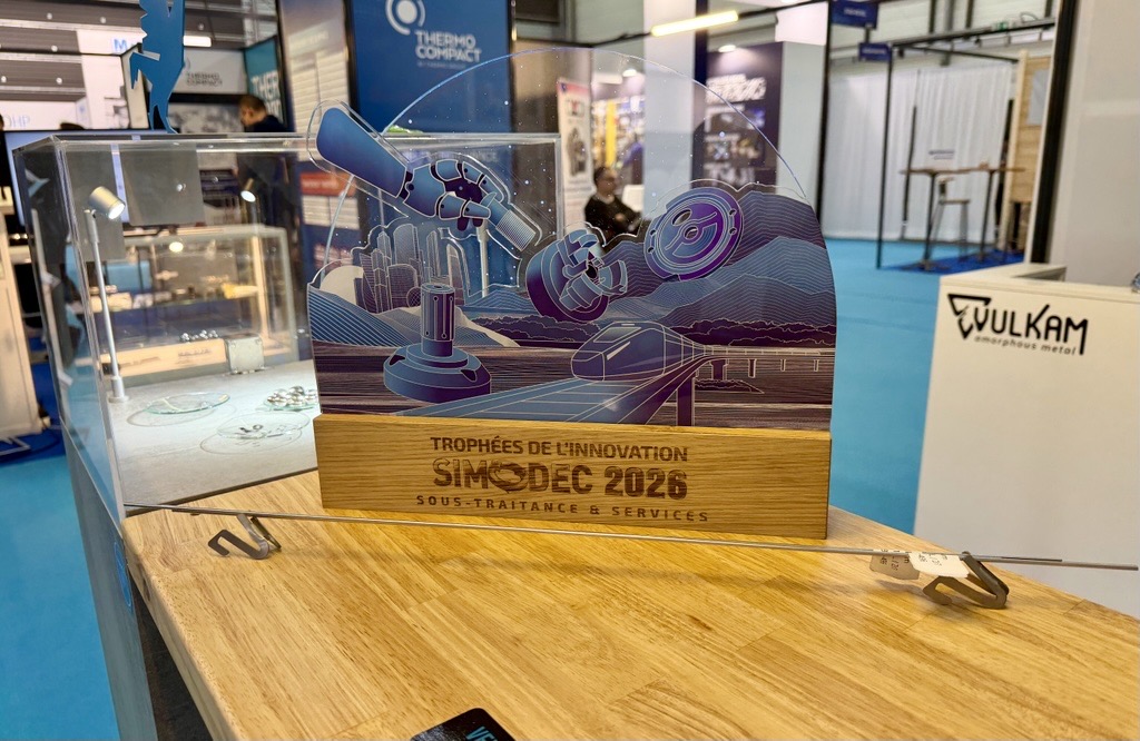 simodec trophée de l'innovation - décolletage et usinage de précision