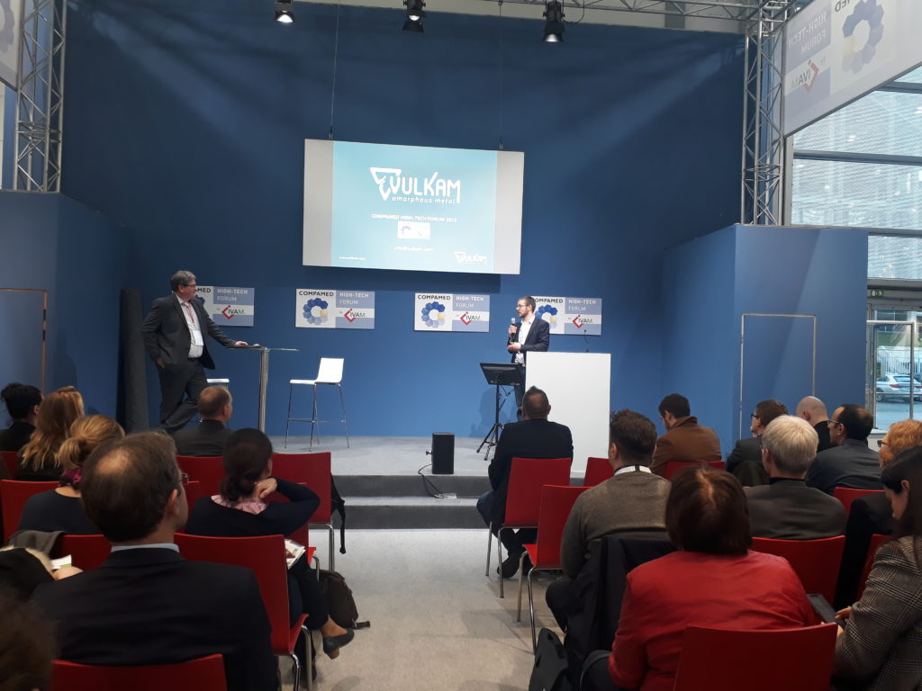   Xavier Cerutti presents Vulkam at Medica-Compamed 2019 with IVAM